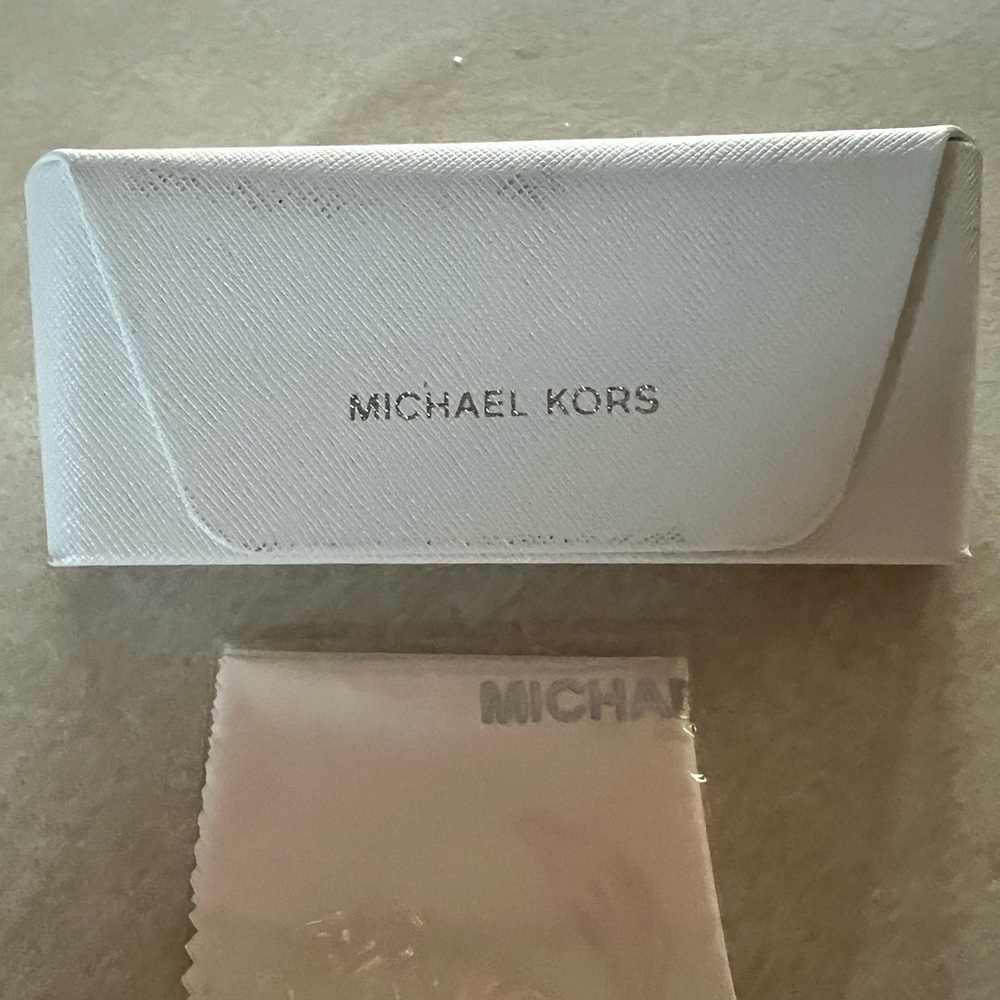 Michael Kors Ivory Eyeglass Case
